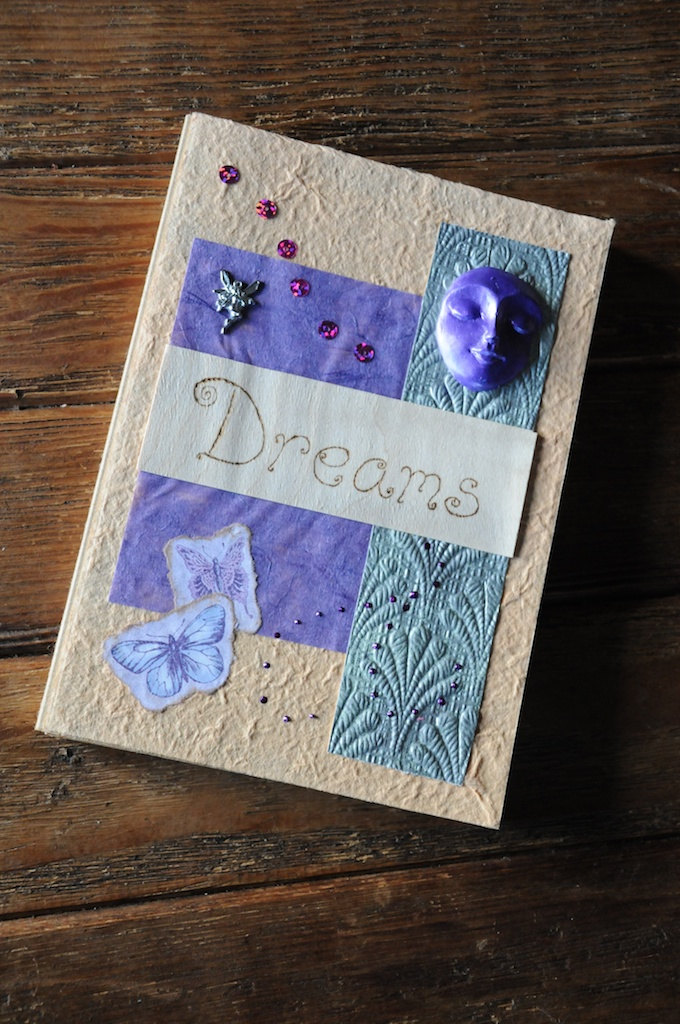 A decorated journal book