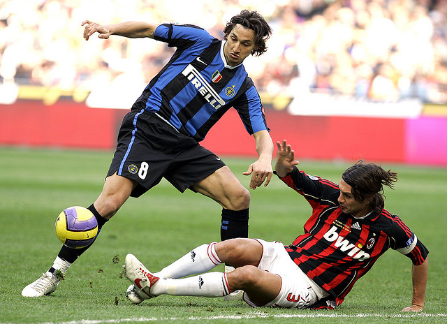 Maldini tackles Ibrahimovic