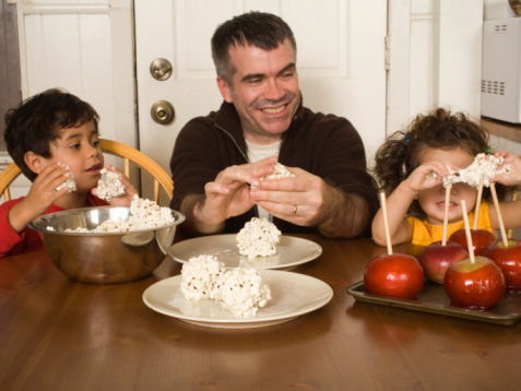 Make Popcorn Balls on a Stick