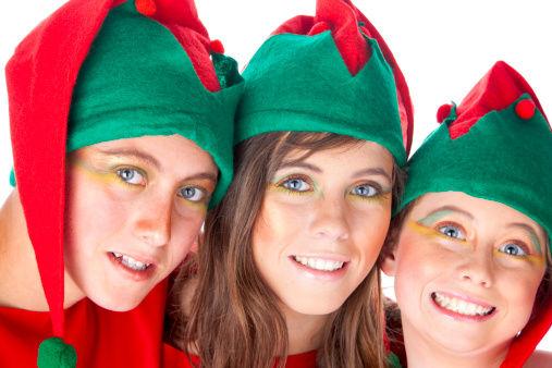 Three Christmas Elves