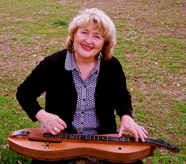 Woman playing Appalachian Dulcimer