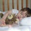 Sleeping with teddy bead