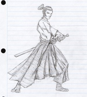 Draw Anime Samurai