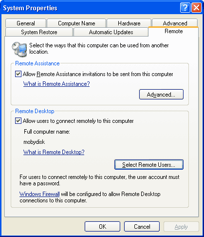 How to Enable Remote Access on Windows XP
