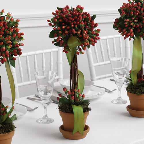 How to Make Topiary Centerpieces