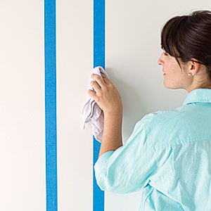 Paint Stripes on Wall