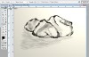 drawing rocks in Photoshop