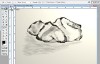 drawing rocks in Photoshop