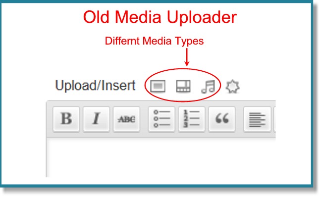 upload media files on blog