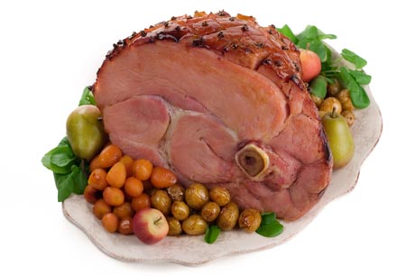 Ham with bone