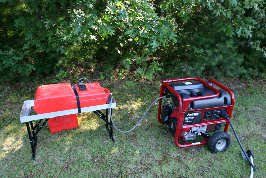 How to Add an Aux Fuel Tank to a Generator