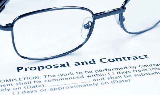 Business proposal and contract