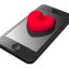 iPhone with heart
