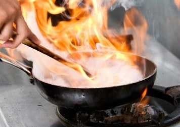 Putting Out a Grease Fire