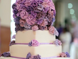 Purple Wedding Cake